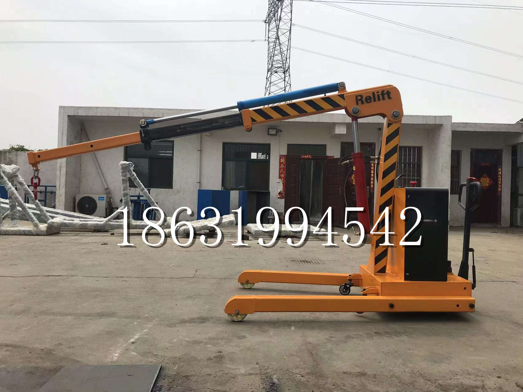 绿园区久征定做3吨三轮随车吊 农用园林绿化移树吊 平板工程用小吊机